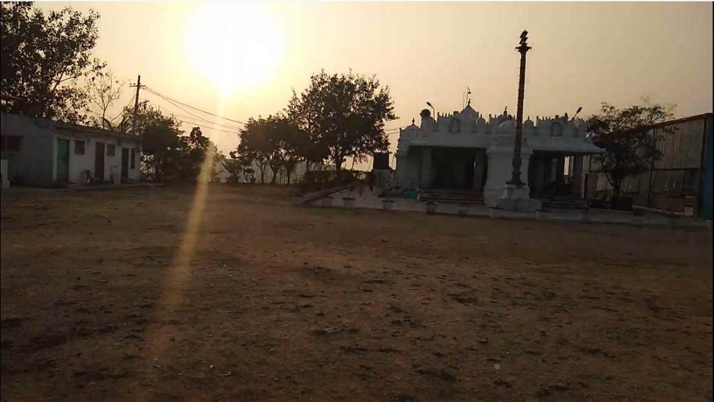 Sun Set at Venugopala Swamy temple, kukatpally hyderabad