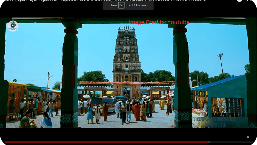 Ammapalli old temple scenes in movie Veera